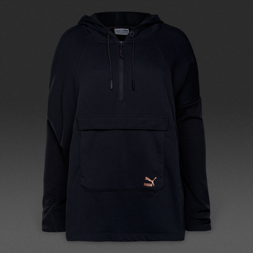 PUMA black womens poncho